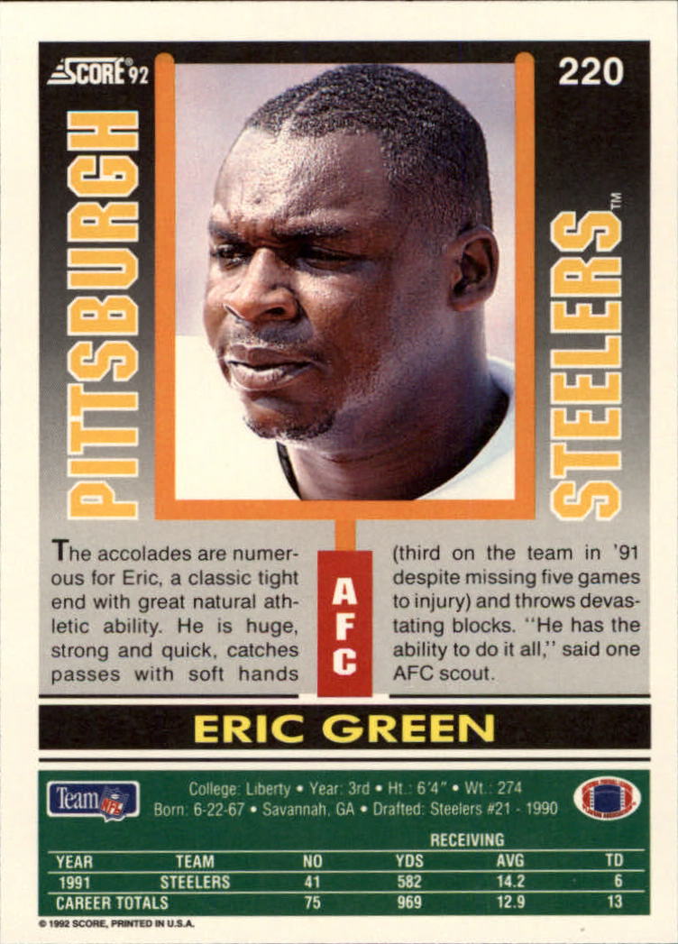 A9250- 1992 Score Football Cards 201-400 +Rookies -You Pick- 15+ FREE US SHIP - Picture 41 of 381
