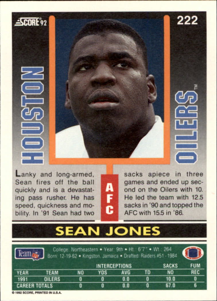 A9250- 1992 Score Football Cards 201-400 +Rookies -You Pick- 15+ FREE US SHIP - Picture 45 of 381
