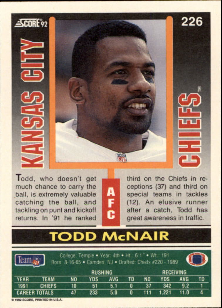 A9250- 1992 Score Football Cards 201-400 +Rookies -You Pick- 15+ FREE US SHIP - Picture 53 of 381