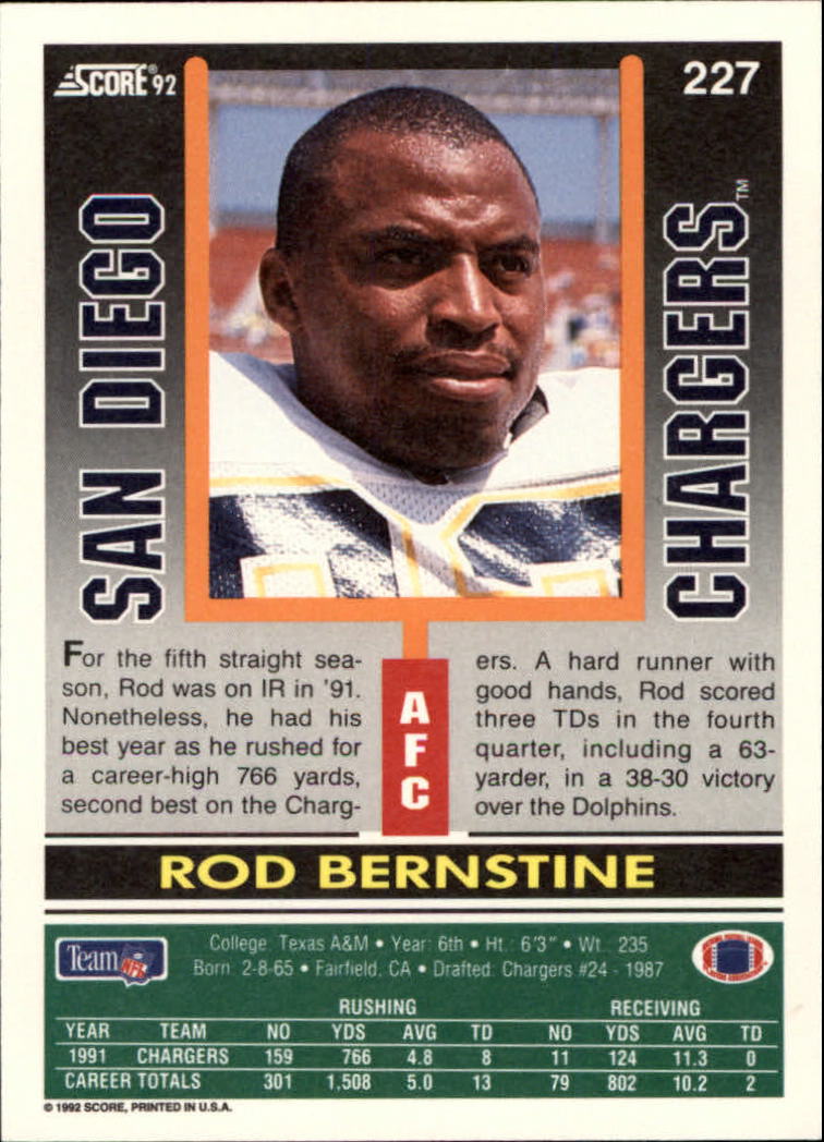 A9250- 1992 Score Football Cards 201-400 +Rookies -You Pick- 15+ FREE US SHIP - Picture 55 of 381
