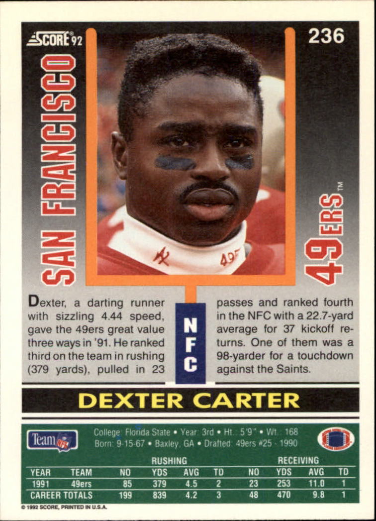 A9250- 1992 Score Football Cards 201-400 +Rookies -You Pick- 15+ FREE US SHIP - Picture 69 of 381