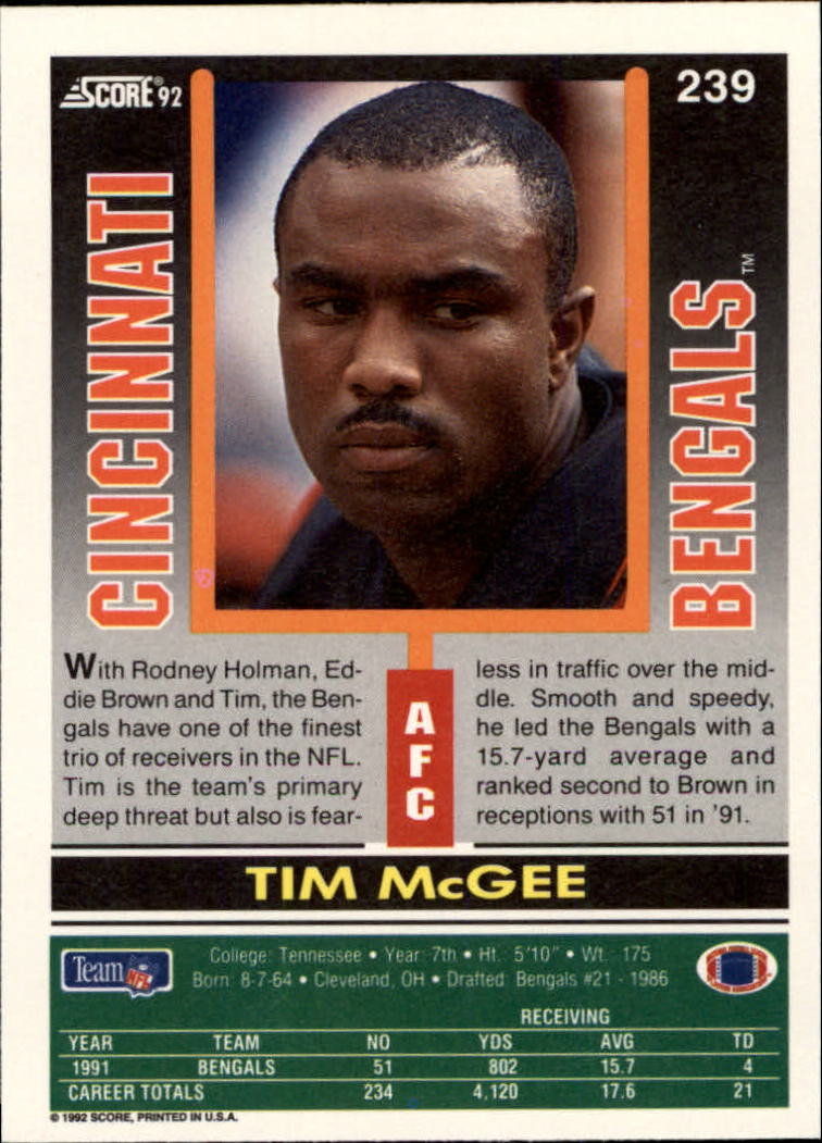 A9250- 1992 Score Football Cards 201-400 +Rookies -You Pick- 15+ FREE US SHIP - Picture 75 of 381