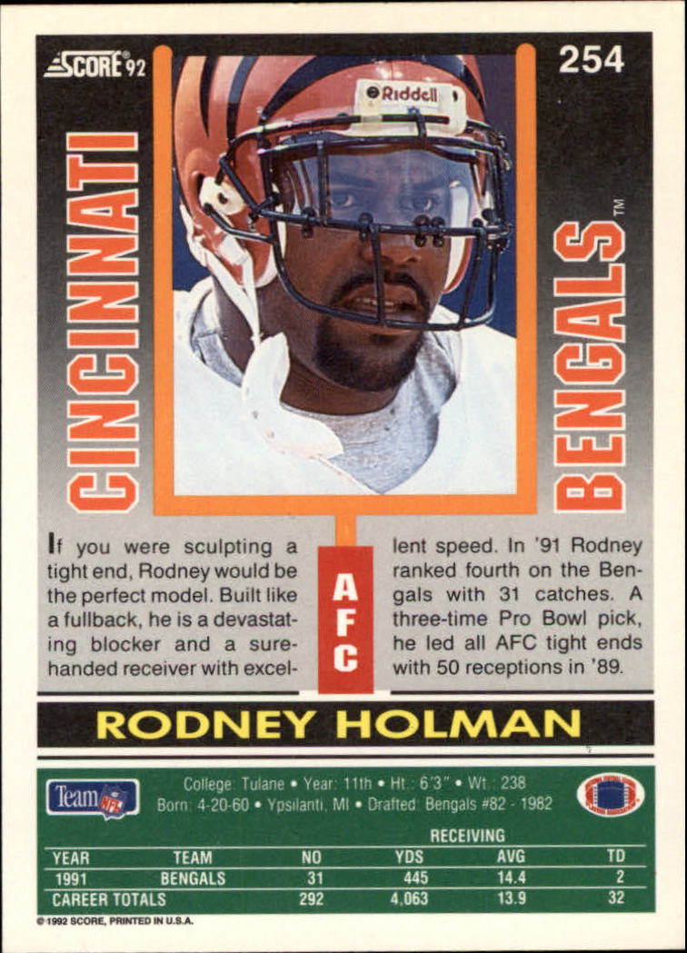A9250- 1992 Score Football Cards 201-400 +Rookies -You Pick- 15+ FREE US SHIP - Picture 105 of 381