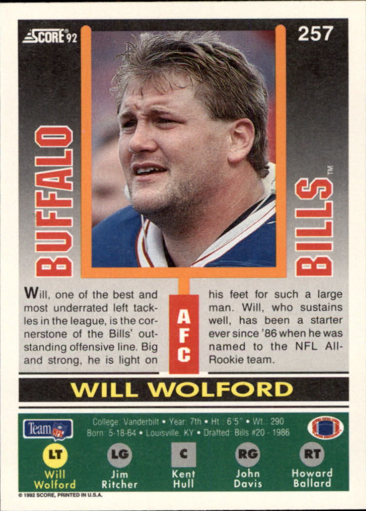 A9250- 1992 Score Football Cards 201-400 +Rookies -You Pick- 15+ FREE US SHIP - Picture 111 of 381