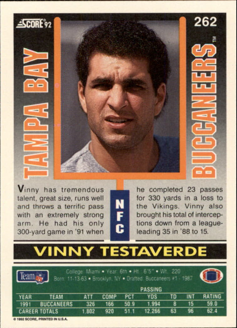 A9250- 1992 Score Football Cards 201-400 +Rookies -You Pick- 15+ FREE US SHIP - Picture 121 of 381