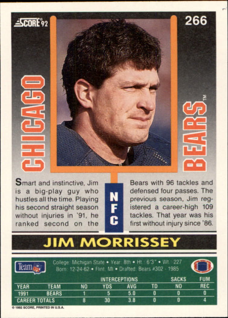 A9250- 1992 Score Football Cards 201-400 +Rookies -You Pick- 15+ FREE US SHIP - Picture 129 of 381