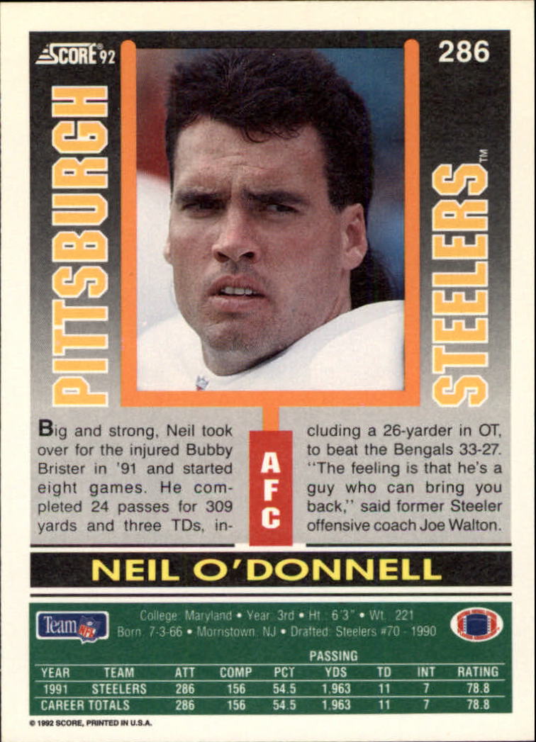 A9250- 1992 Score Football Cards 201-400 +Rookies -You Pick- 15+ FREE US SHIP - Picture 167 of 381