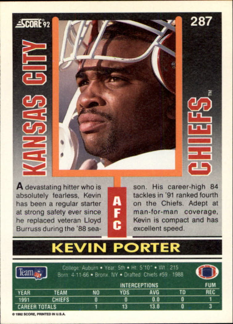 A9250- 1992 Score Football Cards 201-400 +Rookies -You Pick- 15+ FREE US SHIP - Picture 169 of 381