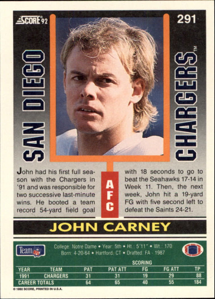 A9250- 1992 Score Football Cards 201-400 +Rookies -You Pick- 15+ FREE US SHIP - Picture 177 of 381