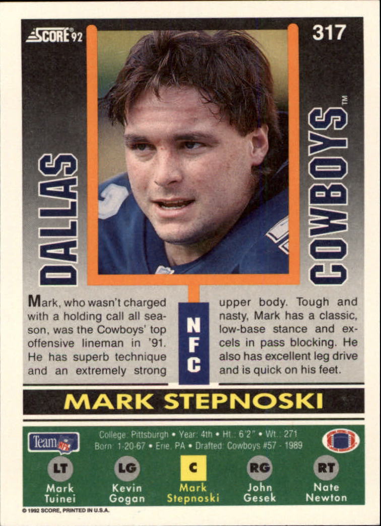 A9250- 1992 Score Football Cards 201-400 +Rookies -You Pick- 15+ FREE US SHIP - Picture 223 of 381
