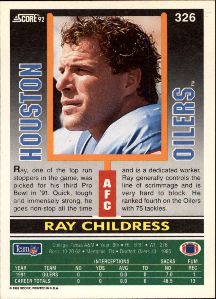 A9250- 1992 Score Football Cards 201-400 +Rookies -You Pick- 15+ FREE US SHIP - Picture 239 of 381