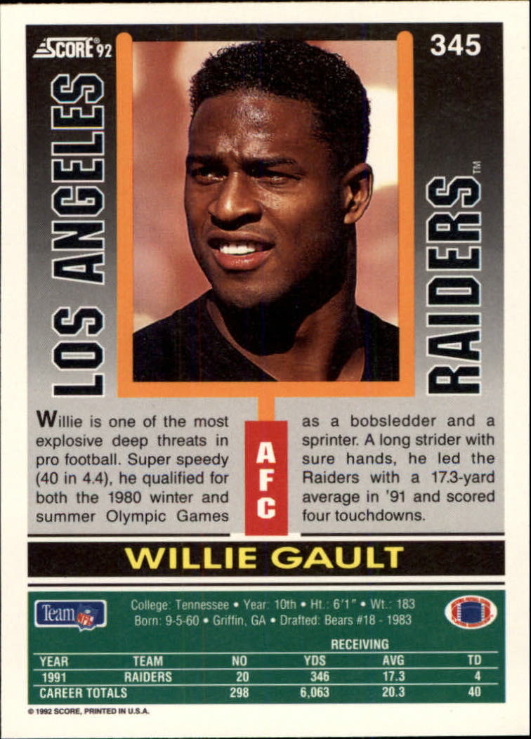 A9250- 1992 Score Football Cards 201-400 +Rookies -You Pick- 15+ FREE US SHIP - Picture 275 of 381