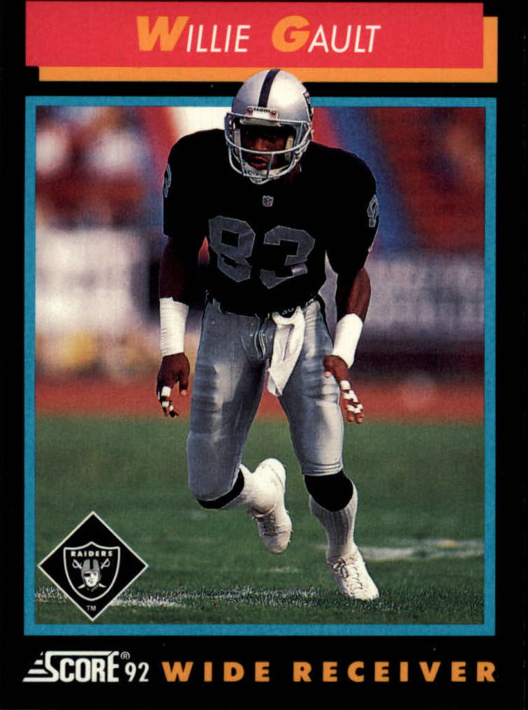 1992 Score #345 Willie Gault - NM-MT