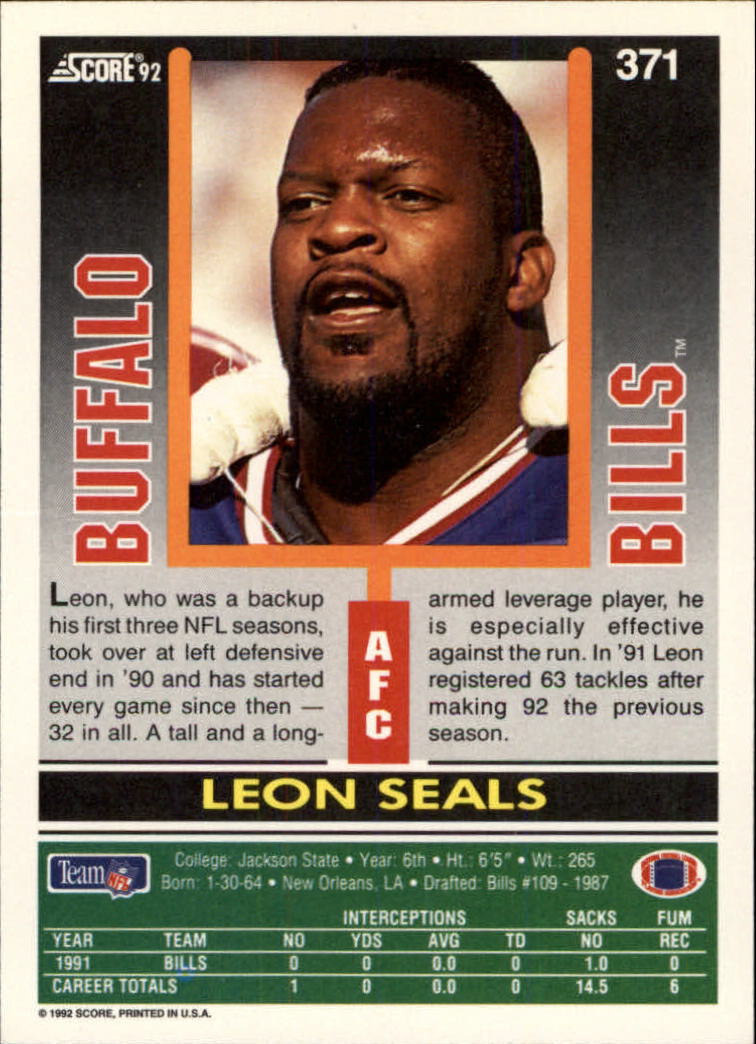 A9250- 1992 Score Football Cards 201-400 +Rookies -You Pick- 15+ FREE US SHIP - Picture 327 of 381