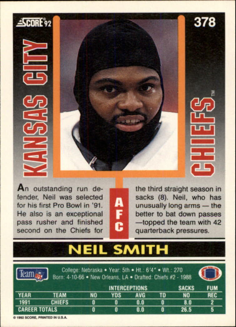 A9250- 1992 Score Football Cards 201-400 +Rookies -You Pick- 15+ FREE US SHIP - Picture 339 of 381