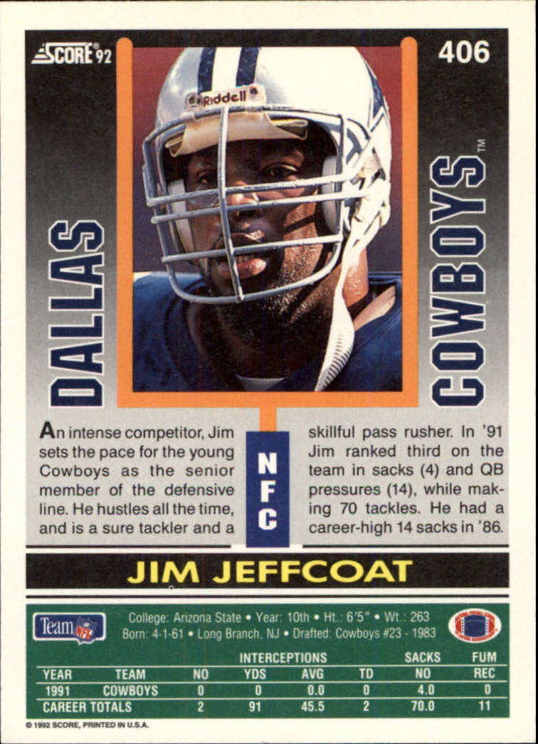 A9250- 1992 Score Football Cards 401-550 +Rookies -You Pick- 15+ FREE US SHIP