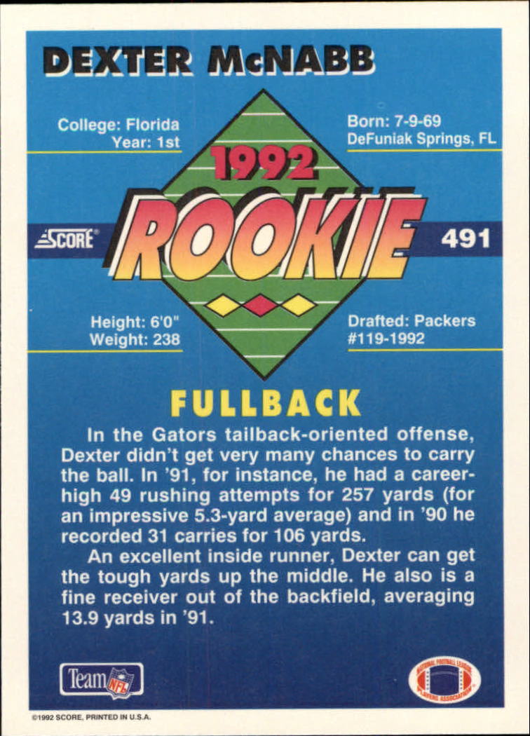 A9250- 1992 Score Football Cards 401-550 +Rookies -You Pick- 15+ FREE US SHIP