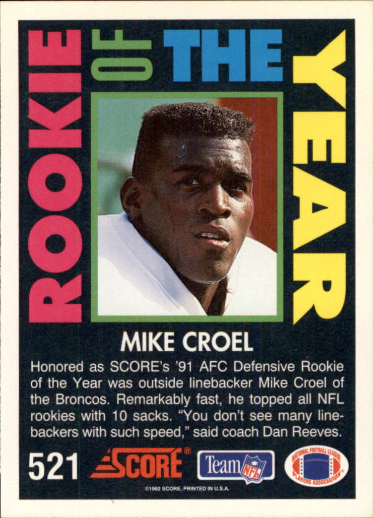 A9250- 1992 Score Football Cards 401-550 +Rookies -You Pick- 15+ FREE US SHIP