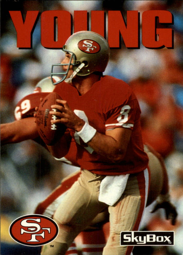 1992 SkyBox Impact #38 Steve Young