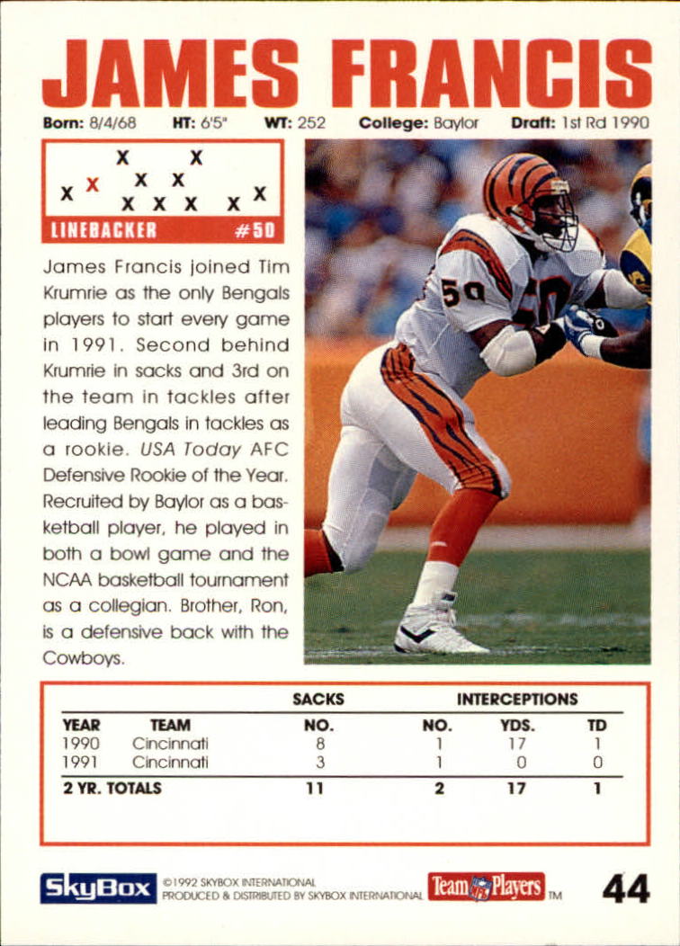 A1050- 1992 Skybox Impact FB Card #s 1-250 +Rookies -You Pick- 15+ FREE US SHIP - Picture 83 of 479