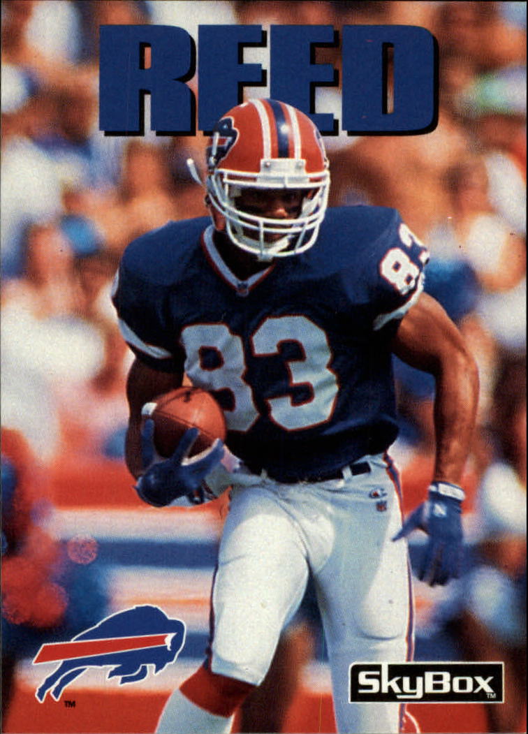 Andre Reed Signed Buffalo Bills 1995 Upper Deck Football Card Beckett –  www.