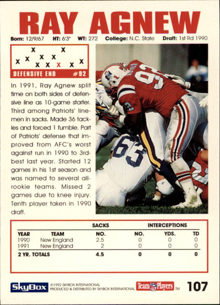 A1050- 1992 Skybox Impact FB Card #s 1-250 +Rookies -You Pick- 15+ FREE US SHIP - Picture 203 of 479