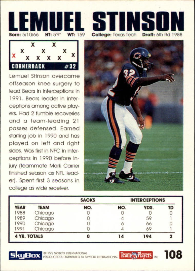 A1050- 1992 Skybox Impact FB Card #s 1-250 +Rookies -You Pick- 15+ FREE US SHIP - Picture 205 of 479