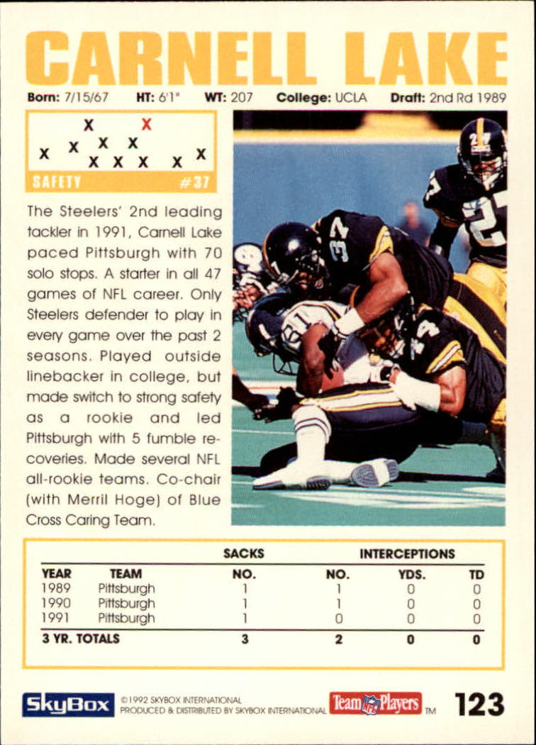 A1050- 1992 Skybox Impact FB Card #s 1-250 +Rookies -You Pick- 15+ FREE US SHIP - Picture 235 of 479