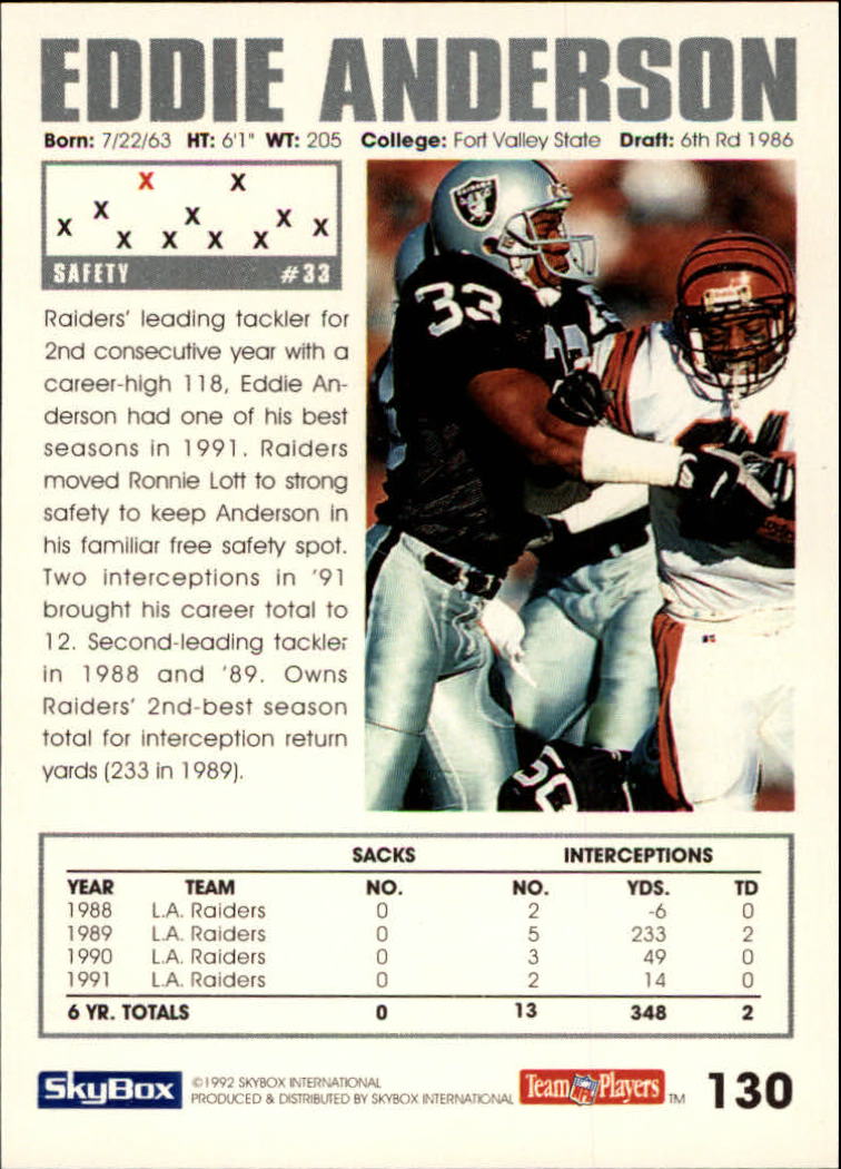 A1050- 1992 Skybox Impact FB Card #s 1-250 +Rookies -You Pick- 15+ FREE US SHIP - Picture 249 of 479