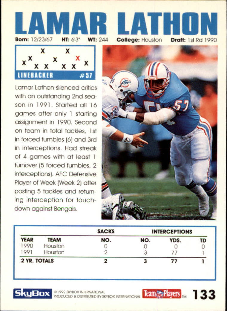 A1050- 1992 Skybox Impact FB Card #s 1-250 +Rookies -You Pick- 15+ FREE US SHIP - Picture 255 of 479
