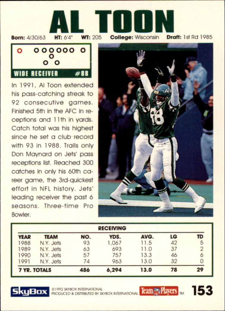 A1050- 1992 Skybox Impact FB Card #s 1-250 +Rookies -You Pick- 15+ FREE US SHIP - Picture 293 of 479