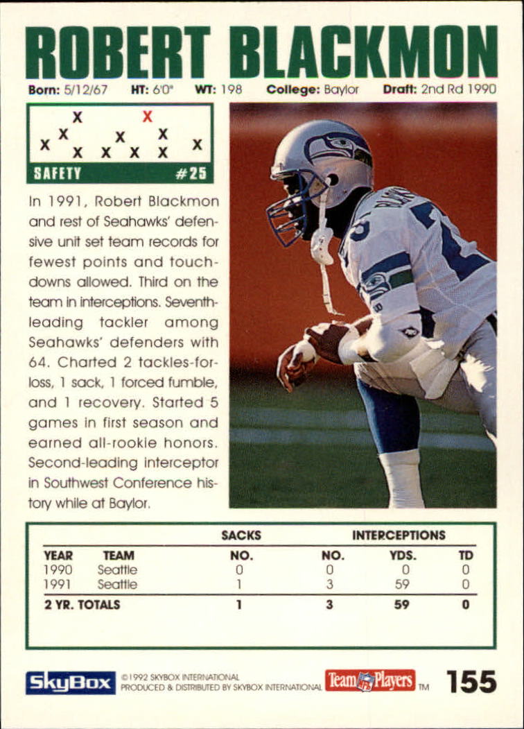 A1050- 1992 Skybox Impact FB Card #s 1-250 +Rookies -You Pick- 15+ FREE US SHIP - Picture 297 of 479
