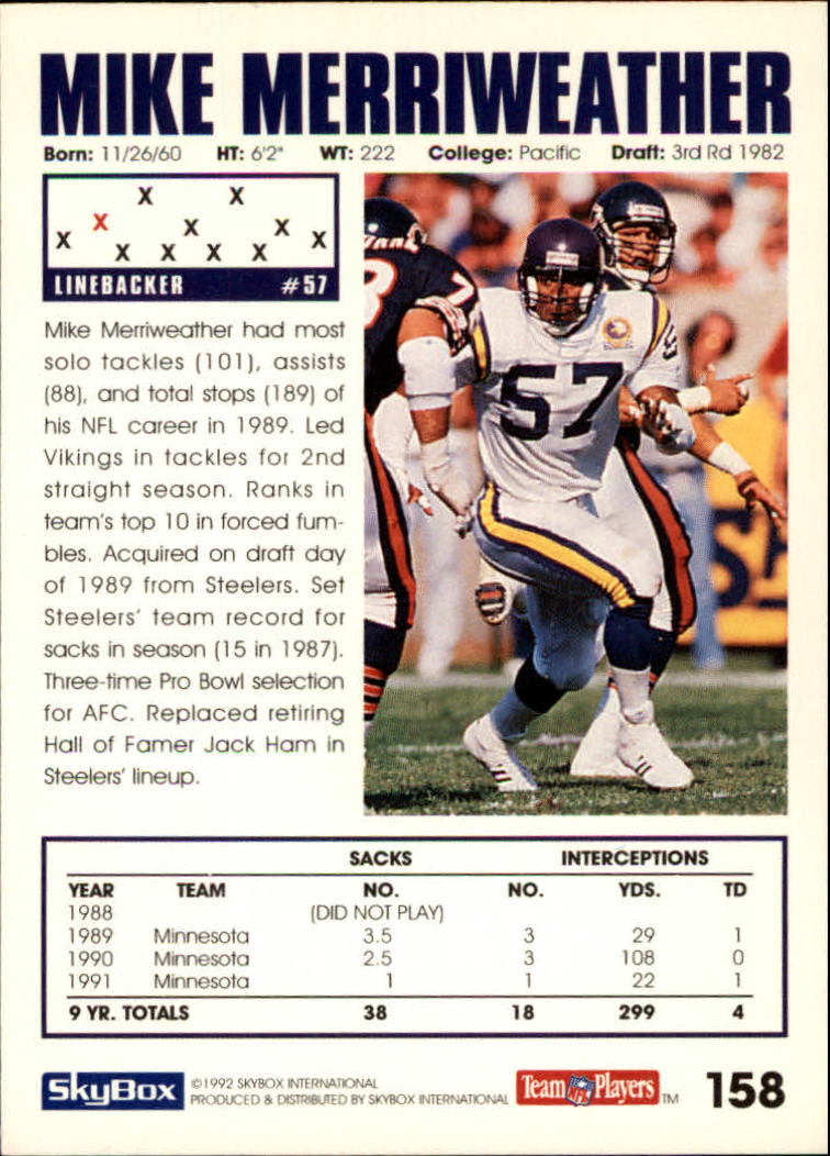 A1050- 1992 Skybox Impact FB Card #s 1-250 +Rookies -You Pick- 15+ FREE US SHIP - Picture 303 of 479