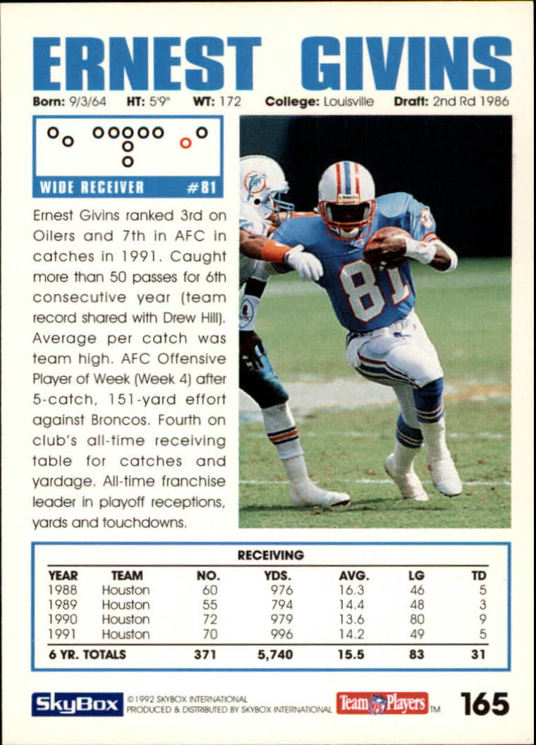 A1050- 1992 Skybox Impact FB Card #s 1-250 +Rookies -You Pick- 15+ FREE US SHIP - Picture 317 of 479