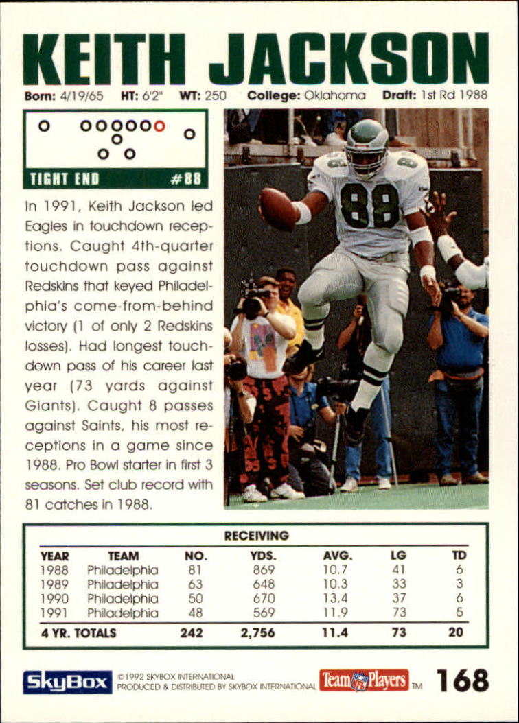 A1050- 1992 Skybox Impact FB Card #s 1-250 +Rookies -You Pick- 15+ FREE US SHIP - Picture 323 of 479