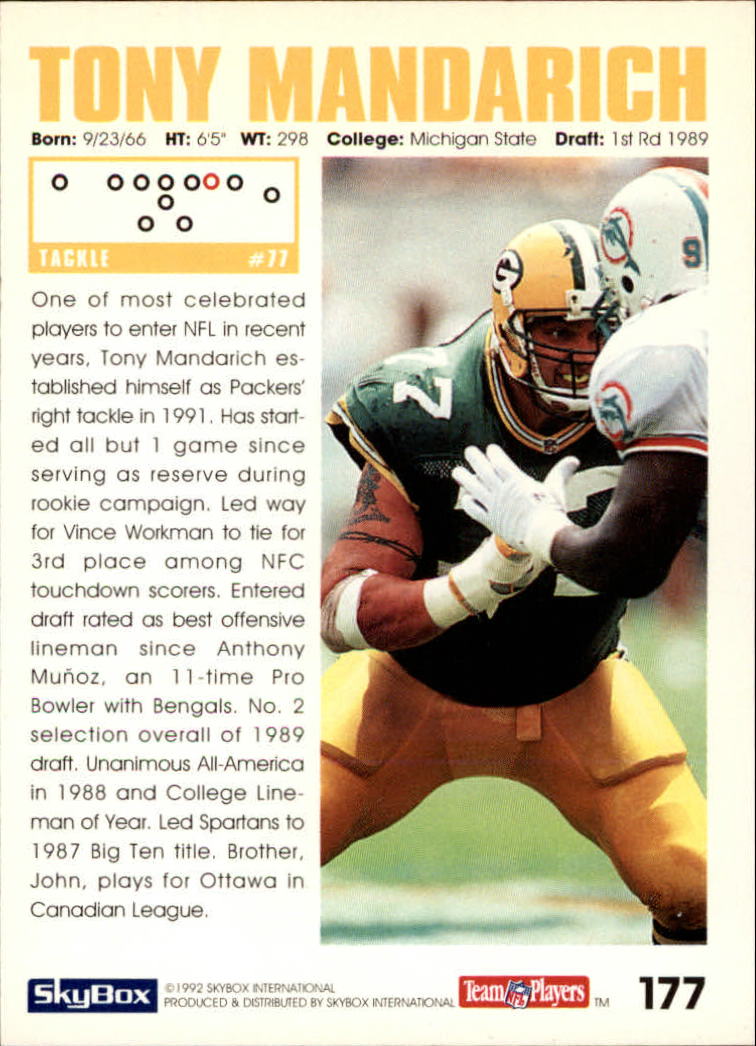 A1050- 1992 Skybox Impact FB Card #s 1-250 +Rookies -You Pick- 15+ FREE US SHIP - Picture 341 of 479