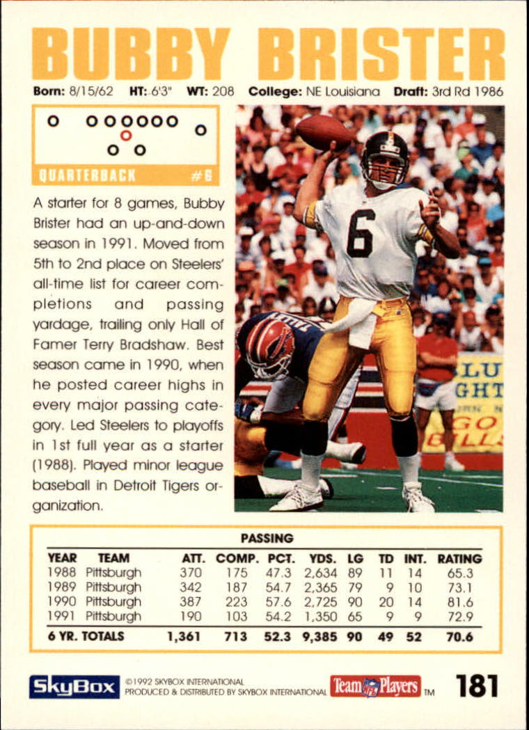 A1050- 1992 Skybox Impact FB Card #s 1-250 +Rookies -You Pick- 15+ FREE US SHIP - Picture 349 of 479