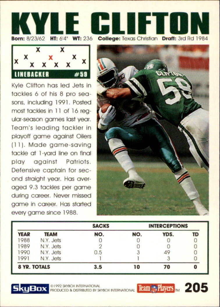 A1050- 1992 Skybox Impact FB Card #s 1-250 +Rookies -You Pick- 15+ FREE US SHIP - Picture 395 of 479