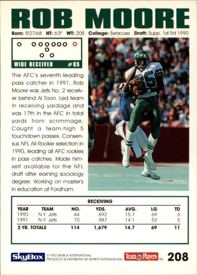 A1050- 1992 Skybox Impact FB Card #s 1-250 +Rookies -You Pick- 15+ FREE US SHIP - Picture 401 of 479