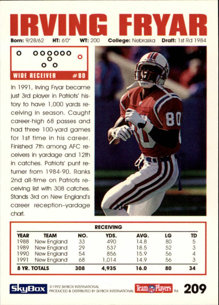 A1050- 1992 Skybox Impact FB Card #s 1-250 +Rookies -You Pick- 15+ FREE US SHIP - Picture 403 of 479