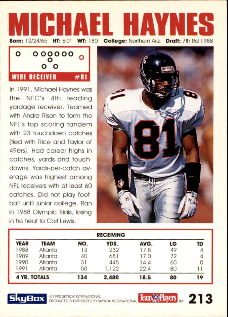 A1050- 1992 Skybox Impact FB Card #s 1-250 +Rookies -You Pick- 15+ FREE US SHIP - Picture 411 of 479