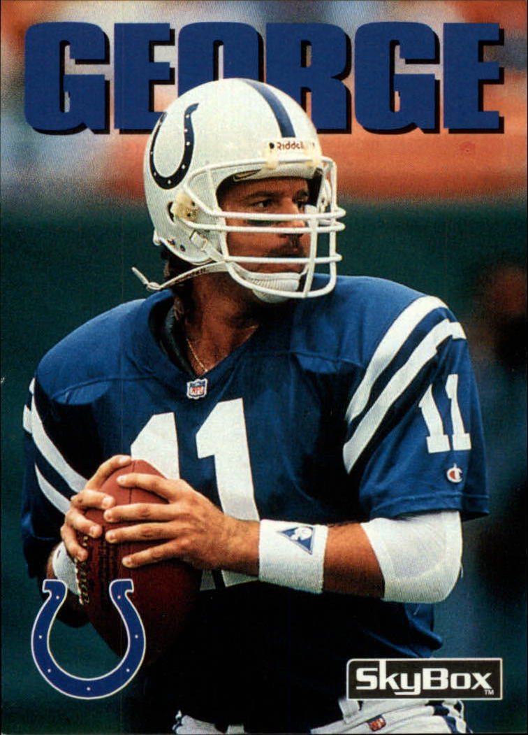 1990 Pro Set Football #669B Jeff George Rookie Card (In Colts