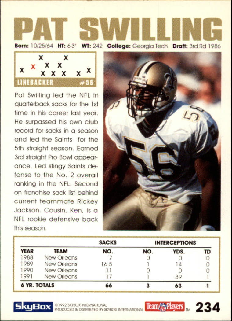 A1050- 1992 Skybox Impact FB Card #s 1-250 +Rookies -You Pick- 15+ FREE US SHIP - Picture 449 of 479