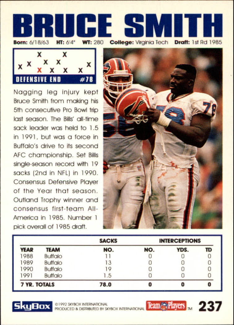 A1050- 1992 Skybox Impact FB Card #s 1-250 +Rookies -You Pick- 15+ FREE US SHIP - Picture 453 of 479