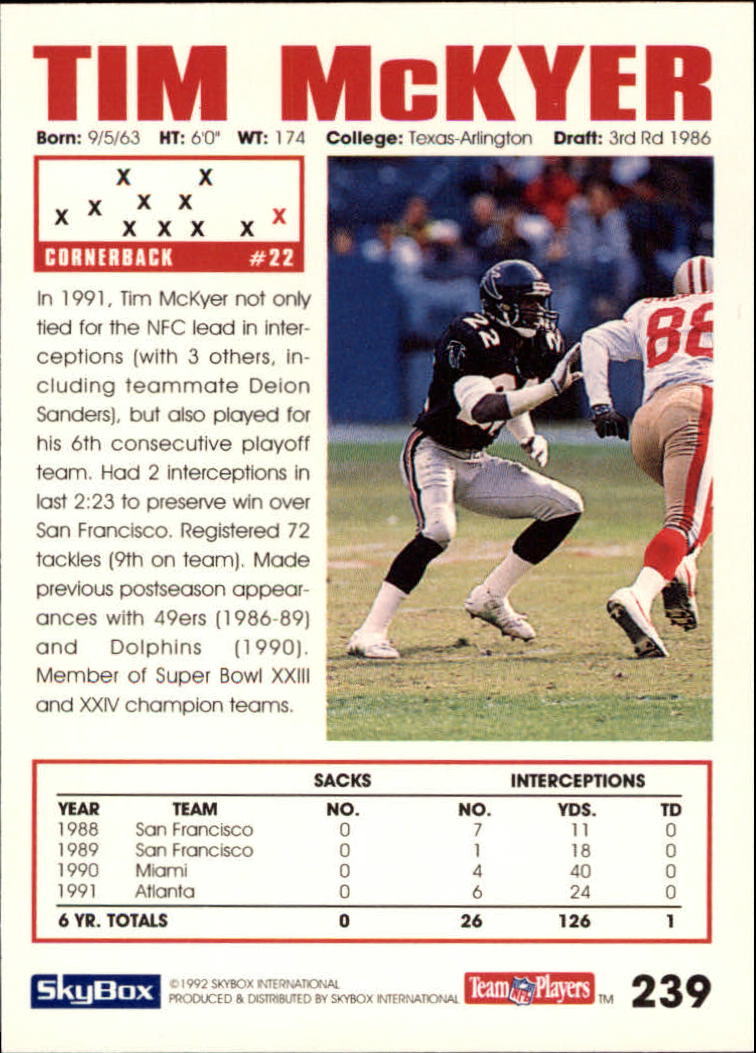 A1050- 1992 Skybox Impact FB Card #s 1-250 +Rookies -You Pick- 15+ FREE US SHIP - Picture 457 of 479