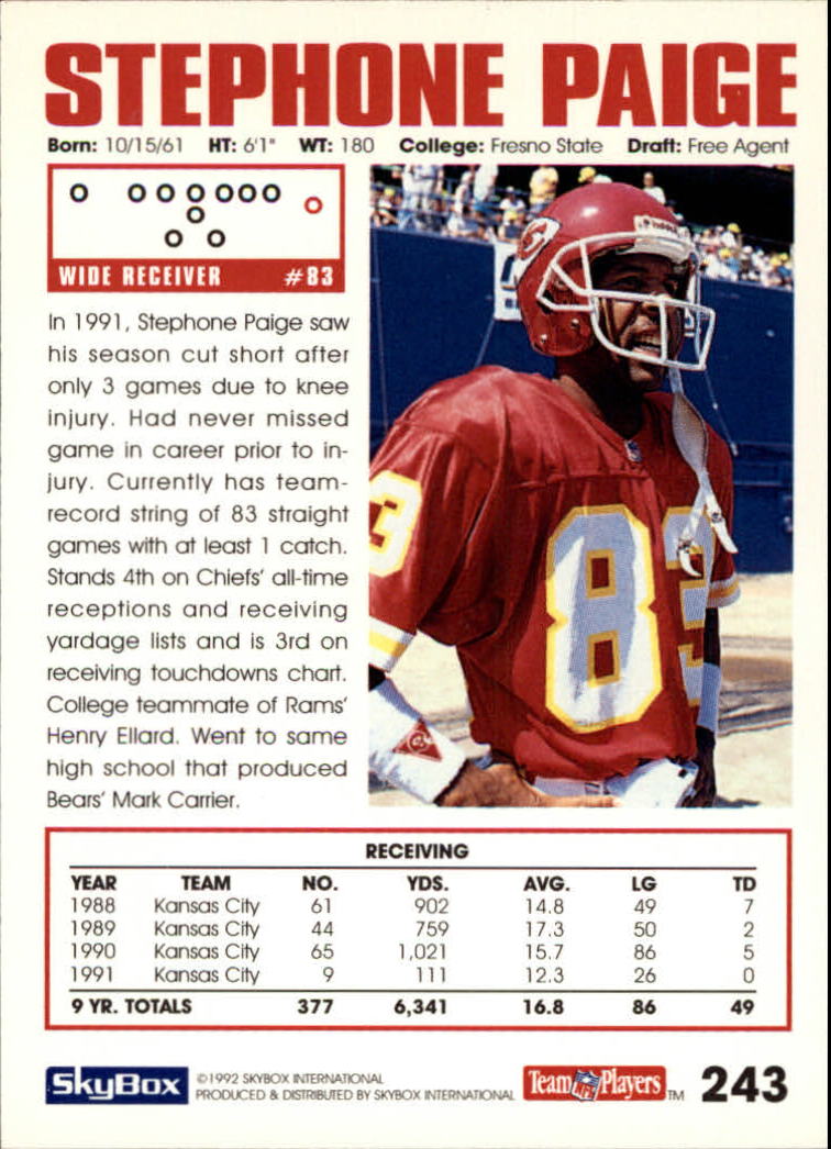 A1050- 1992 Skybox Impact FB Card #s 1-250 +Rookies -You Pick- 15+ FREE US SHIP - Picture 465 of 479