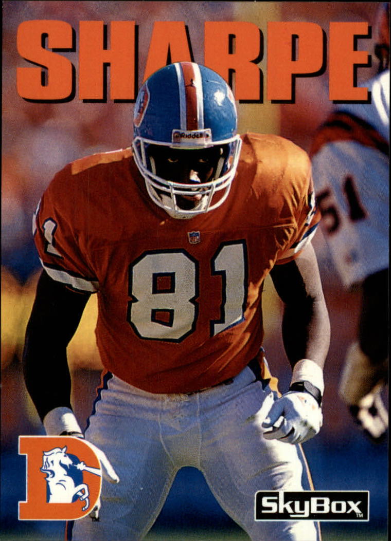 1996 Pinnacle Shannon Sharpe #19 Denver Broncos