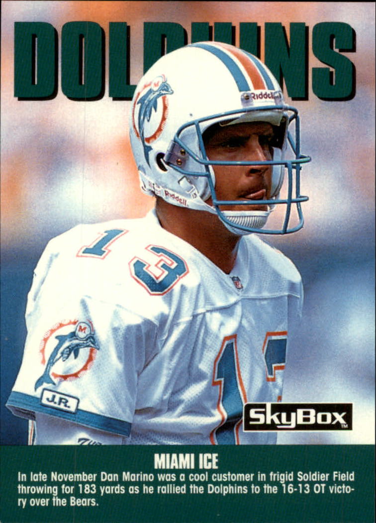 1992 SkyBox Impact #291 Miami Dolphins CL/Miami Ice/(Dan Marino)