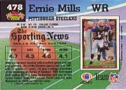 1992 Stadium Club #478 Ernie Mills back image
