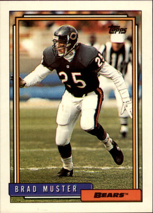 : 1993 Upper Deck # 284 Brad Muster Chicago Bears